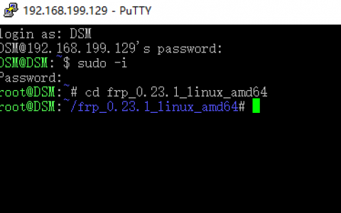 centos安装frps服务端和群晖nas安装frpc客户端内网穿透实战教程