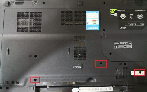 微星笔记本17.3寸GE70 2QE-802XCN拆机换硅脂教程