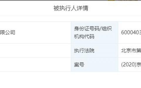 仅952215元，微软（中国）列为被执行人